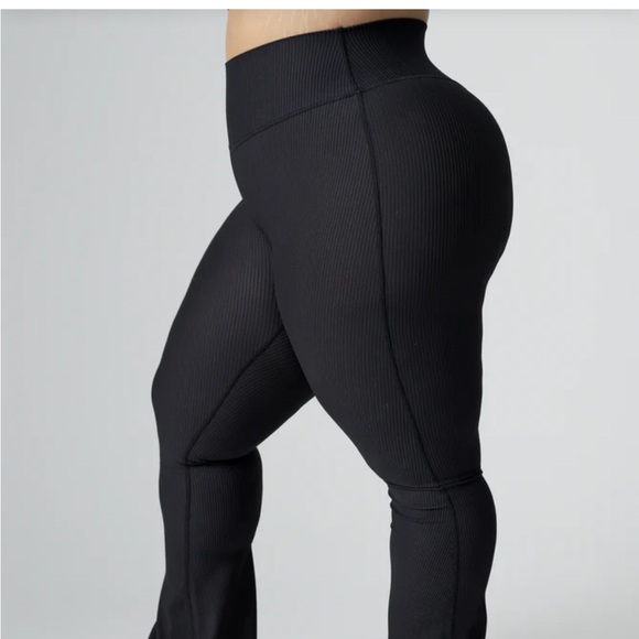 BuffBunny Black Flared Leggings - Picture 5 of 14